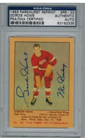Gordie Howe Signed Autographed Red Wings 1951 Parkhurst Rookie Re-Print Card - HOWCAR400 - Gordie Howe Signed Autographed Red Wings 1951 Parkhurst Rookie Re-Print Card product image