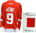 Gordie Howe Signed Detroit Red Wings Red Reebok Premier Hockey Jersey w/Mr Hockey - HOWJRY402 - Gordie Howe Signed Detroit Red Wings Red Reebok Premier Hockey Jersey w/Mr Hockey product image