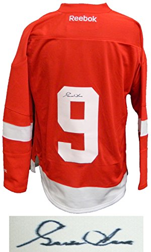 Gordie Howe Signed Detroit Red Wings Red Reebok Premier Jersey - HOWJRY400 - Gordie Howe Signed Detroit Red Wings Red Reebok Premier Jersey product image