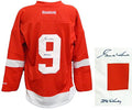Gordie Howe Signed Detroit Red Wings Red Reebok Premier Jersey w/Mr Hockey - HOWJRY401 - Gordie Howe Signed Detroit Red Wings Red Reebok Premier Jersey w/Mr Hockey product image
