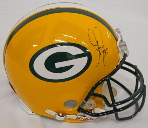 Greg Jennings Signed Autographed Packers Riddell Proline Helmet - JENPRO300 - Greg Jennings Signed Autographed Packers Riddell Proline Helmet product image
