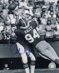 Charles Haley Signed San Francisco 49ers B&W Action vs Colts 8x10 Photo - HAL08P301 - Charles Haley Signed San Francisco 49ers B&W Action vs Colts 8x10 Photo product image