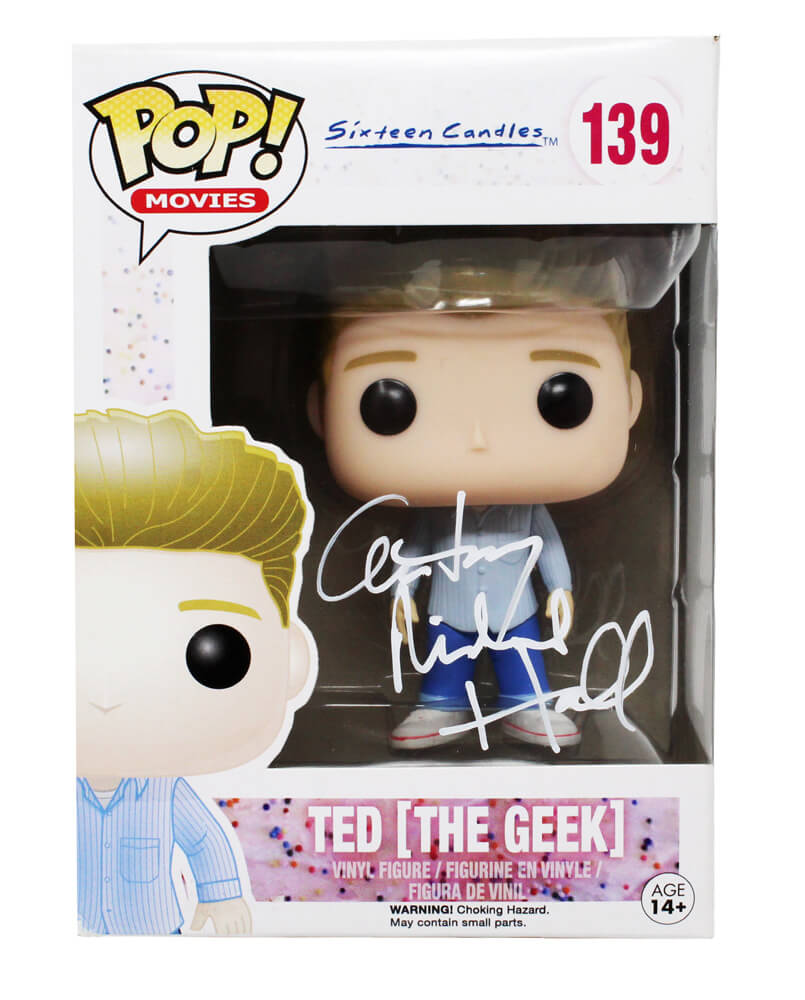 Anthony Michael Hall Signed Sixteen Candles Ted The Geek Funko Pop Doll #139 - HALFUN501 - Anthony Michael Hall Signed Sixteen Candles Ted The Geek Funko Pop Doll #139 product image