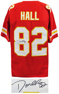 Dante Hall Signed Red Custom Football Jersey - HALJRY300 - Dante Hall Signed Red Custom Football Jersey product image
