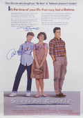 Anthony Michael Hall & Molly Ringwald Dual Signed Sixteen Candles 27x40 Full Size Movie Poster - HALPST511 - Anthony Michael Hall & Molly Ringwald Dual Signed Sixteen Candles 27x40 Full Size Movie Poster product image