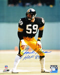 Jack Ham Signed Pittsburgh Steelers Stance 8x10 Photo w/HOF'88 - HAM08P320 - Jack Ham Signed Pittsburgh Steelers Stance 8x10 Photo w/HOF'88 product image
