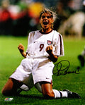 Mia Hamm Signed USA Soccer Goal Celebration On Knees 8x10 Photo - HAM08P502 - Mia Hamm Signed USA Soccer Goal Celebration On Knees 8x10 Photo product image