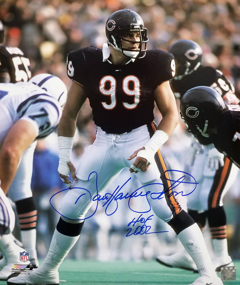 Dan Hampton Signed Chicago Bears Action16x20 Photo w/HOF 2002 - HAM16P304 - Dan Hampton Signed Chicago Bears Action16x20 Photo w/HOF 2002 product image