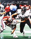 Dan Hampton Signed Chicago Bears Super Bowl XX Sack 16x20 Photo w/SB XX Champs - HAM16P305 - Dan Hampton Signed Chicago Bears Super Bowl XX Sack 16x20 Photo w/SB XX Champs product image