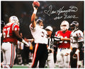 Dan Hampton Signed Chicago Bears Super Bowl XX Holding Football vs Patriots 16x20 Photo w/HOF 2002 - HAM16P308 - Dan Hampton Signed Chicago Bears Super Bowl XX Holding Football vs Patriots 16x20 Photo w/HOF 2002 product image