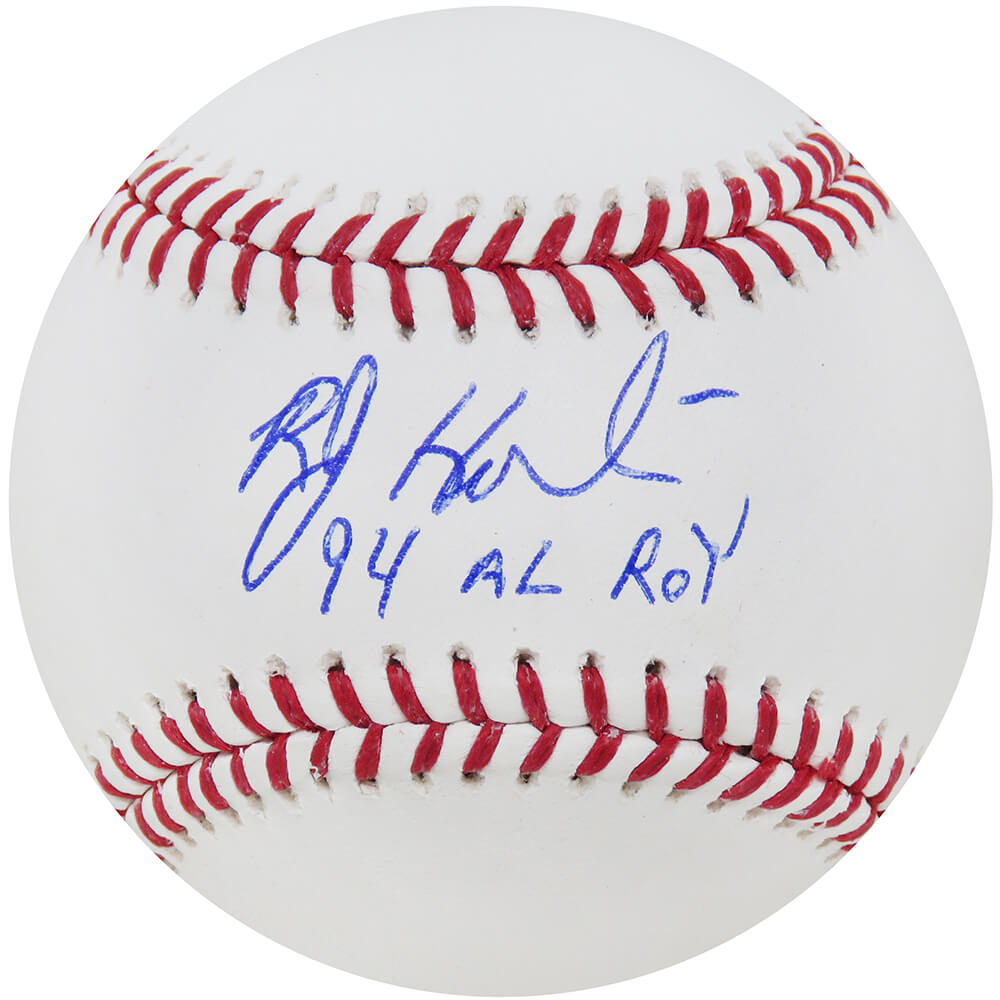 Bob Hamelin Signed Rawlings Official MLB Baseball w/94 AL ROY - HAMBSB110 - Bob Hamelin Signed Rawlings Official MLB Baseball w/94 AL ROY product image