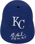 Bob Hamelin Signed Kansas City Royals Replica Souvenir Batting Helmet w/94 AL ROY - HAMBTH100 - Bob Hamelin Signed Kansas City Royals Replica Souvenir Batting Helmet w/94 AL ROY product image