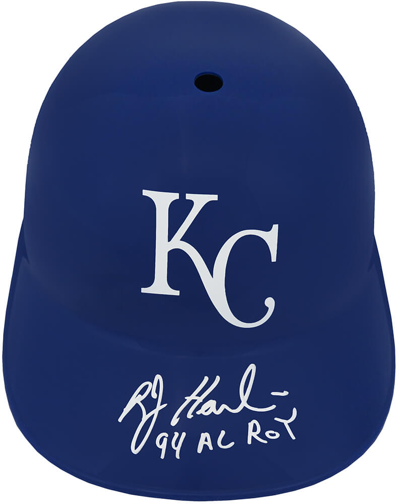 Bob Hamelin Signed Kansas City Royals Replica Souvenir Batting Helmet w/94 AL ROY - HAMBTH100 - Bob Hamelin Signed Kansas City Royals Replica Souvenir Batting Helmet w/94 AL ROY product image