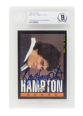 Dan Hampton Signed Chicago Bears 1985 Topps Football Trading Card #30 - (Beckett Encapsulated) - HAMCAR304 - Dan Hampton Signed Chicago Bears 1985 Topps Football Trading Card #30 - (Beckett Encapsulated) product image