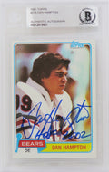 Dan Hampton Signed Chicago Bears 1981 Topps Football Rookie Card #316 w/HOF 2002 - (Beckett Encapsulated) - HAMCAR306 - Dan Hampton Signed Chicago Bears 1981 Topps Football Rookie Card #316 w/HOF 2002 - (Beckett Encapsulated) product image
