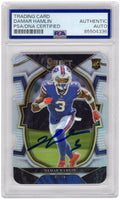 Damar Hamlin Signed Buffalo Bills 2022 Panini Select Prizm Silver Die Cut Football Card #100 - (PSA Encapsulated) - HAMCAR322 - Damar Hamlin Signed Buffalo Bills 2022 Panini Select Prizm Silver Die Cut Football Card #100 - (PSA Encapsulated) product image