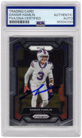 Damar Hamlin Signed Buffalo Bills 2023 Panini Prizm Football Trading Card #27 - (PSA Encapsulated) - HAMCAR323 - Damar Hamlin Signed Buffalo Bills 2023 Panini Prizm Football Trading Card #27 - (PSA Encapsulated) product image