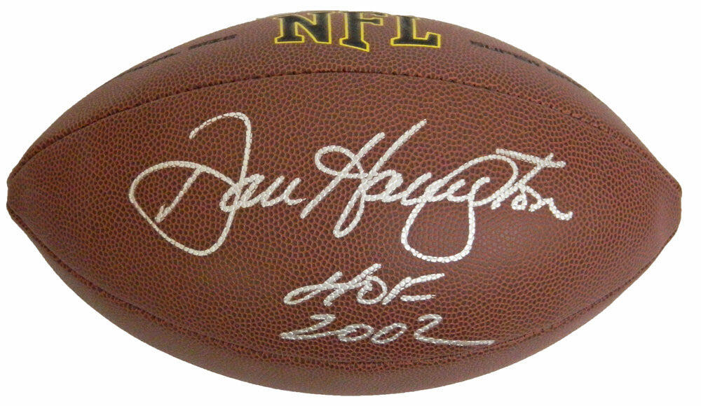 Dan Hampton Signed Wilson NFL Full Size Super Grip Football w/HOF 2002 - HAMFTB301 - Dan Hampton Signed Wilson NFL Full Size Super Grip Football w/HOF 2002 product image