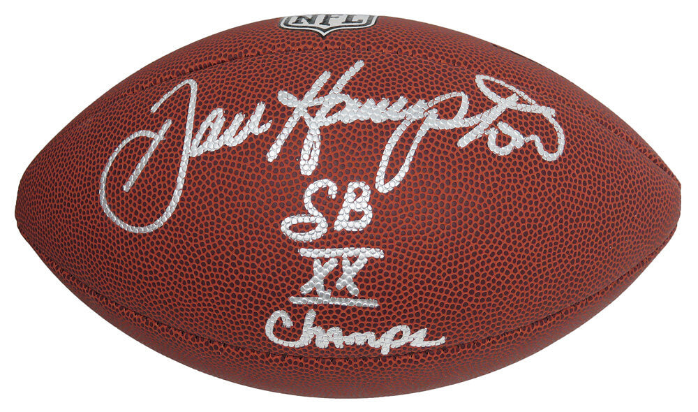 Dan Hampton Signed Wilson Limited Full Size NFL Football w/SB XX Champs - HAMFTB303 - Dan Hampton Signed Wilson Limited Full Size NFL Football w/SB XX Champs product image