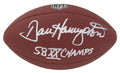Dan Hampton Signed Wilson Super Grip Full Size NFL Football w/SB XX Champs - HAMFTB306 - Dan Hampton Signed Wilson Super Grip Full Size NFL Football w/SB XX Champs product image