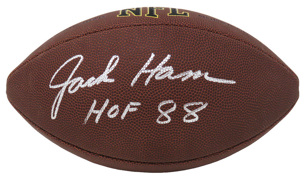 Jack Ham Signed Wilson Super Grip Full Size NFL Football w/HOF'88 - HAMFTB322 - Jack Ham Signed Wilson Super Grip Full Size NFL Football w/HOF'88 product image