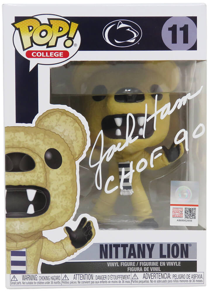 Jack Ham Signed Penn State Nittany Lions Mascot NCAA Funko Pop Doll #11 w/CHOF'90 - HAMFUN300 - Jack Ham Signed Penn State Nittany Lions Mascot NCAA Funko Pop Doll #11 w/CHOF'90 product image