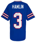 Damar Hamlin Signed Blue Custom Football Jersey - HAMJRY340 - Damar Hamlin Signed Blue Custom Football Jersey product image
