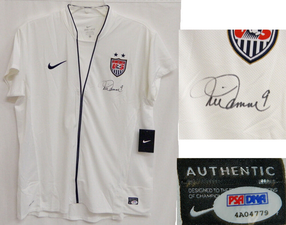 Mia Hamm Signed USA White Nike Jersey - PSA/DNA - HAMJRY500 - Mia Hamm Signed USA White Nike Jersey - PSA/DNA product image