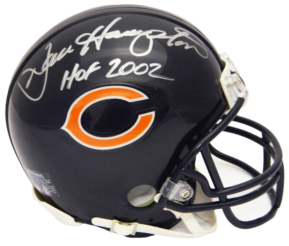 Dan Hampton Signed Bears Riddell Mini Helmet w/HOF 2002 - HAMMIN300 - Dan Hampton Signed Bears Riddell Mini Helmet w/HOF 2002 product image