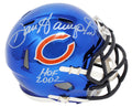 Dan Hampton Signed Chicago Bears Chrome Riddell Speed Mini Helmet w/HOF 2002 - HAMMIN307 - Dan Hampton Signed Chicago Bears Chrome Riddell Speed Mini Helmet w/HOF 2002 product image