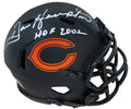 Dan Hampton Signed Chicago Bears Eclipse Black Speed Mini Helmet w/HOF 2002 - HAMMIN315 - Dan Hampton Signed Chicago Bears Eclipse Black Speed Mini Helmet w/HOF 2002 product image