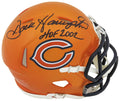 Dan Hampton Signed Chicago Bears FLASH Riddell Speed Mini Helmet w/HOF 2002 - HAMMIN317 - Dan Hampton Signed Chicago Bears FLASH Riddell Speed Mini Helmet w/HOF 2002 product image