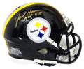 Jack Ham Signed Pittsburgh Steelers Riddell Speed Mini Helmet w/HOF'88 - HAMMIN320 - Jack Ham Signed Pittsburgh Steelers Riddell Speed Mini Helmet w/HOF'88 product image