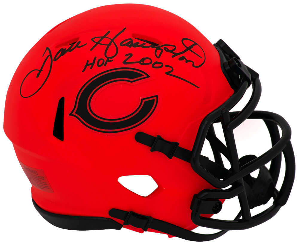 Dan Hampton Signed Chicago Bears RAVE Riddell Speed Mini Helmet w/HOF 2002 - HAMMIN350 - Dan Hampton Signed Chicago Bears RAVE Riddell Speed Mini Helmet w/HOF 2002 product image
