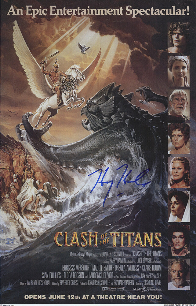 Harry Hamlin Signed Clash Of The Titans 11x17 Poster - HAMPST501 - Harry Hamlin Signed Clash Of The Titans 11x17 Poster product image