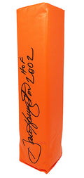 Dan Hampton Signed Orange Endzone Football Pylon w/HOF 2002 - HAMPYL310 - Dan Hampton Signed Orange Endzone Football Pylon w/HOF 2002 product image
