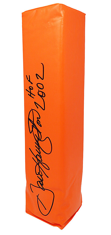 Dan Hampton Signed Orange Endzone Football Pylon w/HOF 2002 - HAMPYL310 - Dan Hampton Signed Orange Endzone Football Pylon w/HOF 2002 product image