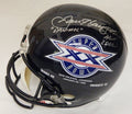Dan Hampton Signed Bears / SB XX Champs Logo Riddell F/S Replica Helmet w/HOF 2002 & Danimal - HAMREP301 - Dan Hampton Signed Bears / SB XX Champs Logo Riddell F/S Replica Helmet w/HOF 2002 & Danimal product image