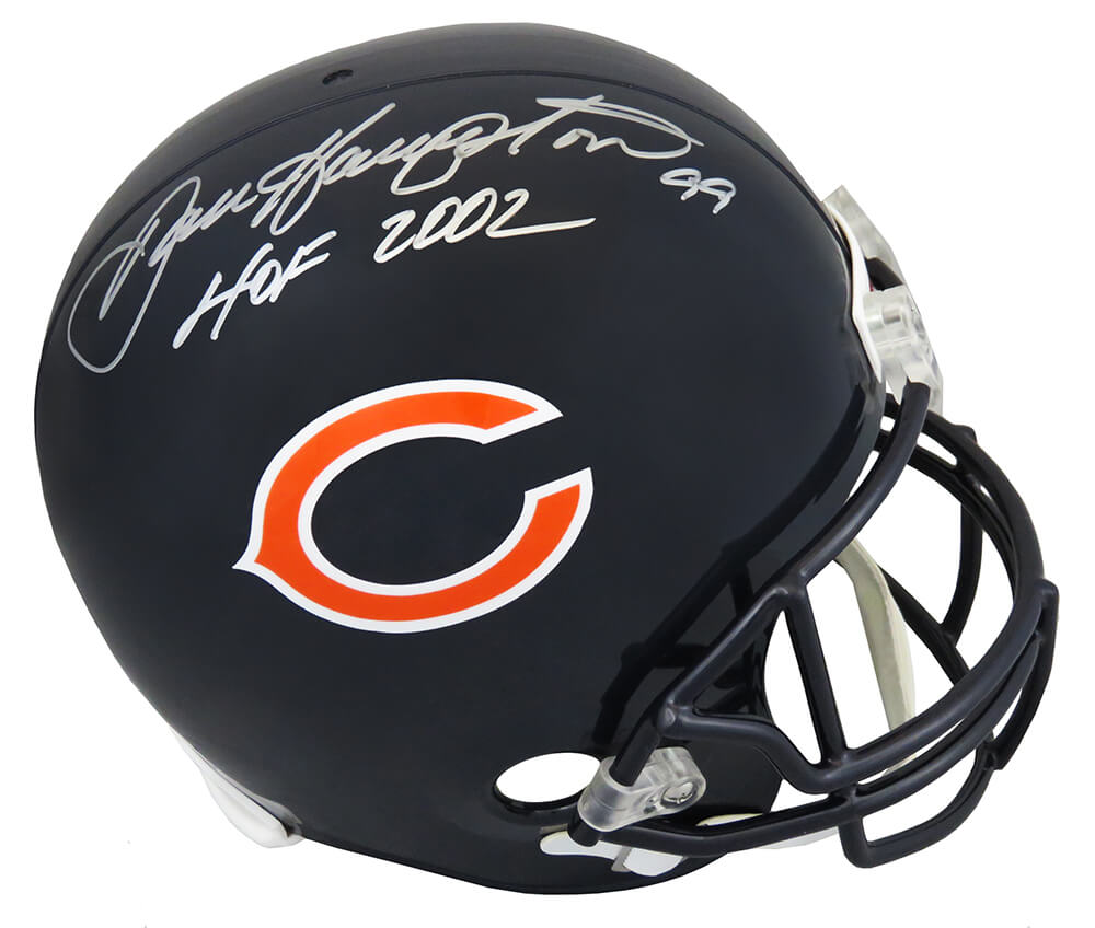 Dan Hampton Signed Chicago Bears Riddell Full-Size Replica Helmet w/HOF 2002 - HAMREP302 - Dan Hampton Signed Chicago Bears Riddell Full-Size Replica Helmet w/HOF 2002 product image