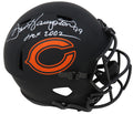 Dan Hampton Signed Bears Eclipse Black Matte Riddell Speed Full-Size Replica Helmet w/HOF 2002 - HAMREP314 - Dan Hampton Signed Bears Eclipse Black Matte Riddell Speed Full-Size Replica Helmet w/HOF 2002 product image