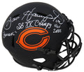 Dan Hampton Signed Chicago Bears Eclipse Riddell Speed Full-Size Replica Helmet w/HOF 2002, SB XX Champs, Danimal - HAMREP317 - Dan Hampton Signed Chicago Bears Eclipse Riddell Speed Full-Size Replica Helmet w/HOF 2002, SB XX Champs, Danimal product image