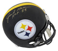 Jack Ham Signed Pittsburgh Steelers Riddell Full Size Replica Helmet w/HOF'88 - HAMREP324 - Jack Ham Signed Pittsburgh Steelers Riddell Full Size Replica Helmet w/HOF'88 product image
