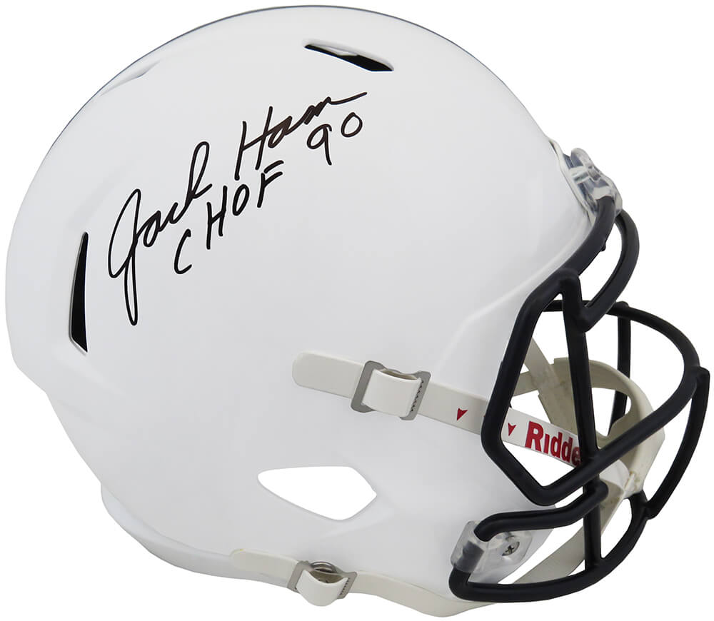 Jack Ham Signed Penn State Riddell Full Size Speed Replica Helmet w/CHOF'90 - HAMREP330 - Jack Ham Signed Penn State Riddell Full Size Speed Replica Helmet w/CHOF'90 product image