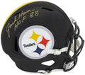 Jack Ham Signed Pittsburgh Steelers Riddell Full Size Speed Replica Helmet w/HOF'88 - HAMREP331 - Jack Ham Signed Pittsburgh Steelers Riddell Full Size Speed Replica Helmet w/HOF'88 product image