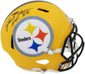 Jack Ham Signed Pittsburgh Steelers Throwback Gold Riddell Full Size Speed Replica Helmet w/HOF'88 - HAMREP332 - Jack Ham Signed Pittsburgh Steelers Throwback Gold Riddell Full Size Speed Replica Helmet w/HOF'88 product image