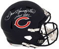 Dan Hampton Signed Bears Riddell Full Size Speed Replica Helmet w/HOF 2002 - (White Ink) - HAMREP342 - Dan Hampton Signed Bears Riddell Full Size Speed Replica Helmet w/HOF 2002 - (White Ink) product image