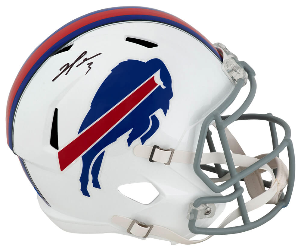 Damar Hamlin Signed Buffalo Bills Riddell Full Size Speed Replica Helmet - HAMREP350 - Damar Hamlin Signed Buffalo Bills Riddell Full Size Speed Replica Helmet product image