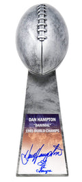 Dan Hampton Signed Football World Champion 15 Inch Replica Silver Trophy w/SB XX Champs - HAMTRO300 - Dan Hampton Signed Football World Champion 15 Inch Replica Silver Trophy w/SB XX Champs product image
