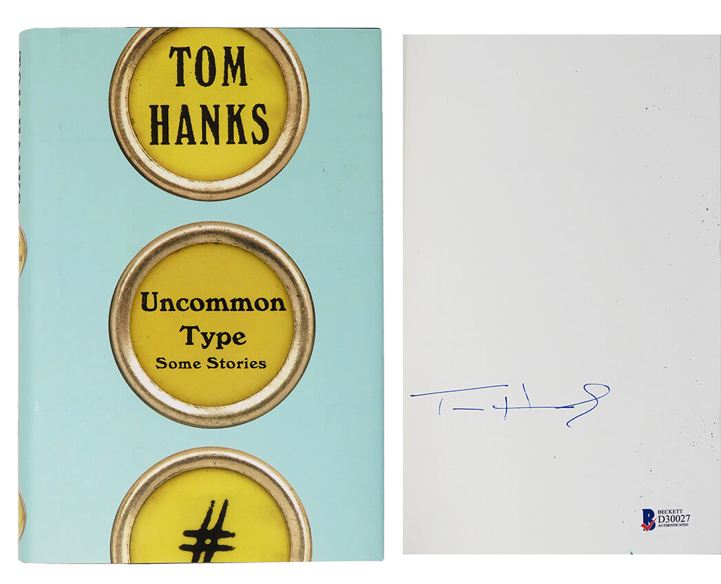 Tom Hanks Signed Uncommon Type Hardcover Book - HANBOK500 - Tom Hanks Signed Uncommon Type Hardcover Book product image