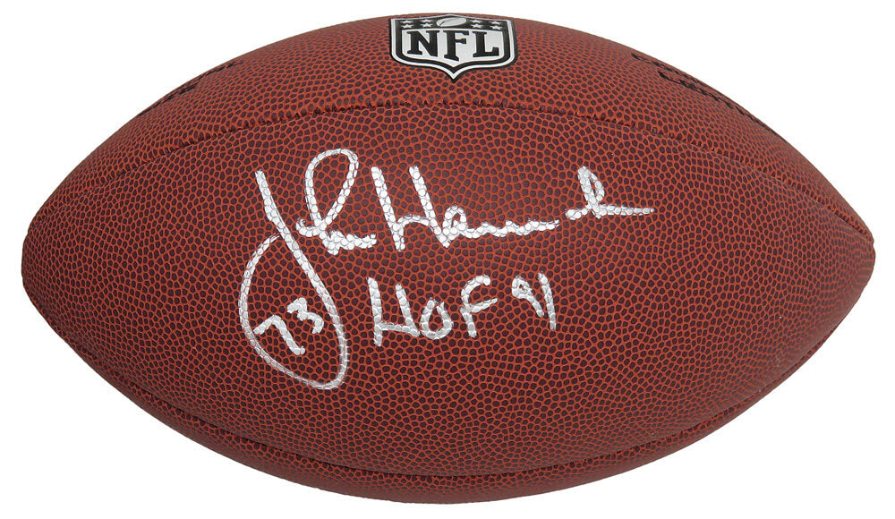 John Hannah Signed Wilson Limited Full Size NFL Football w/HOF'91 - HANFTB300 - John Hannah Signed Wilson Limited Full Size NFL Football w/HOF'91 product image